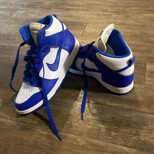 Nike high top dunks Kentucky
